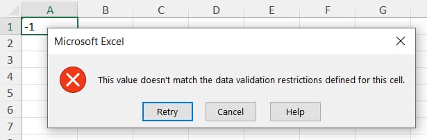 Data Validation